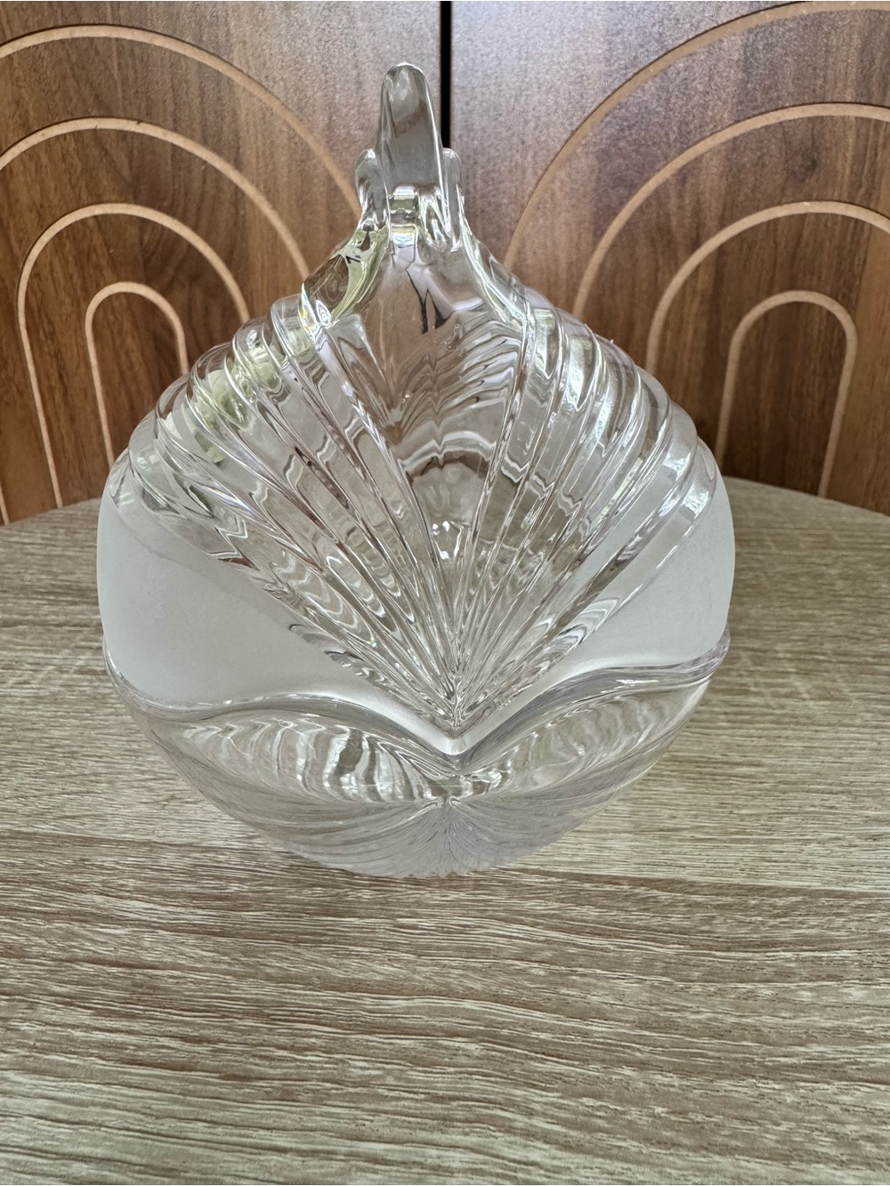 Vintage Studio Silversmiths Germany Lead Crystal Candy Dish with Lid - Picture 4 of 5